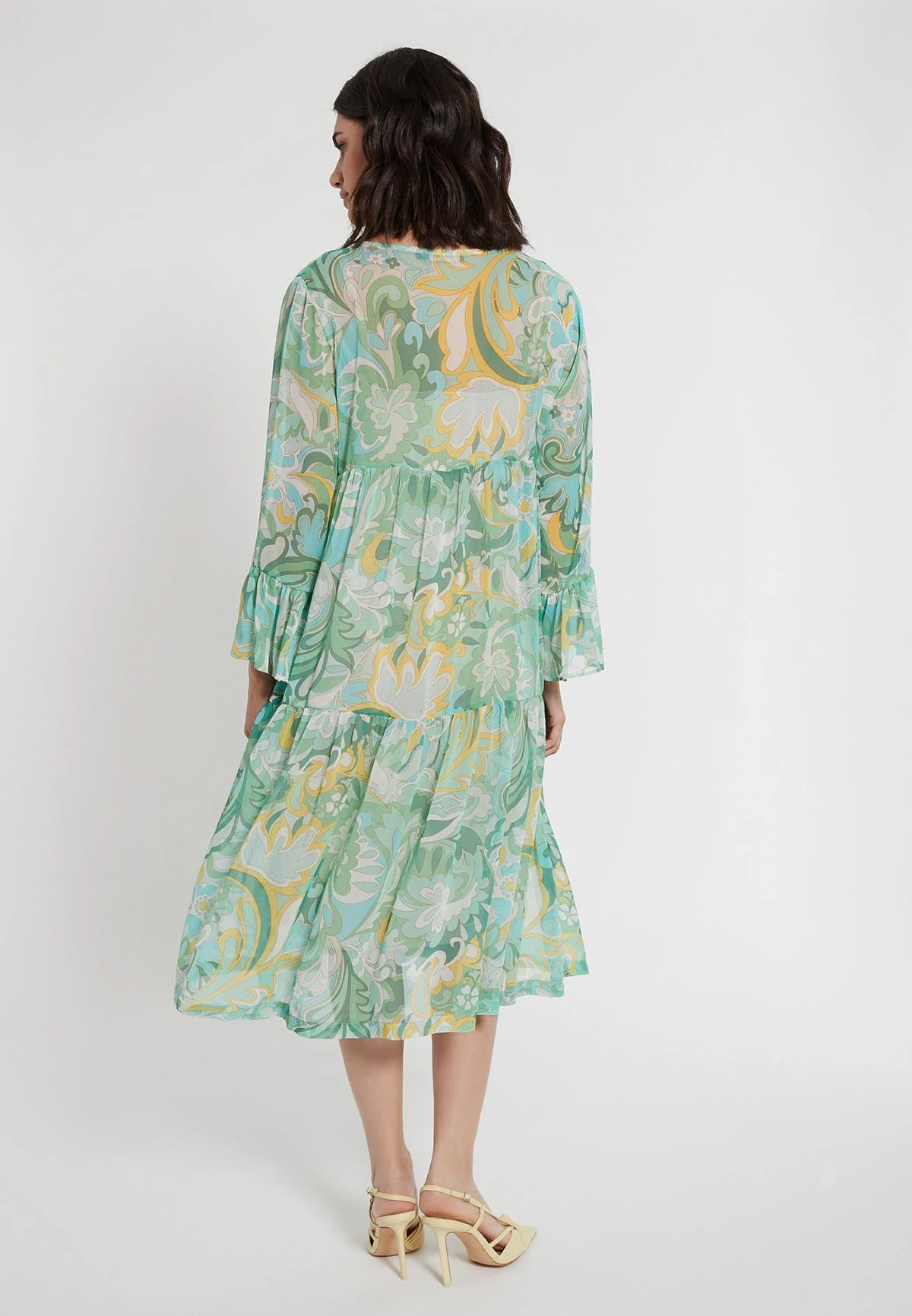 Ana Alcazar Gelaagde Jurk Dianes 3 Ana Alcazar Gelaagde Jurk Dianes - Afbeelding 3