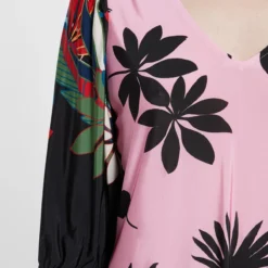 Ana Alcazar Korte Mouwen Jurk Dokyra -Goedkope Mooie Kled Winkel ana alcazar 048518 30895