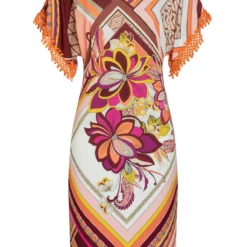 Ana Alcazar Korte Mouwen Jurk Durelis -Goedkope Mooie Kled Winkel ana alcazar 048524 30901