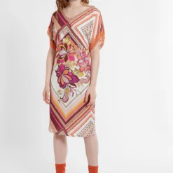 Ana Alcazar Korte Mouwen Jurk Durelis