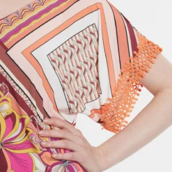 Ana Alcazar Korte Mouwen Jurk Durelis -Goedkope Mooie Kled Winkel ana alcazar 048524 30907