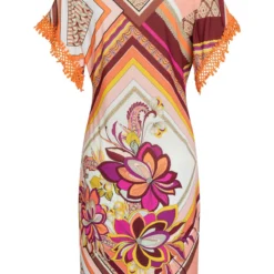 Ana Alcazar Korte Mouwen Jurk Durelis -Goedkope Mooie Kled Winkel ana alcazar 048524 30908