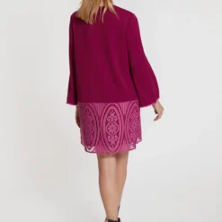 Ana Alcazar Mix Jurk Edafine -Goedkope Mooie Kled Winkel ana alcazar 048569 3106 5804