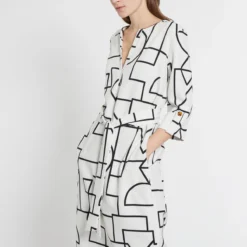 Ana Alcazar Overhemd Jurk Edsia -Goedkope Mooie Kled Winkel ana alcazar 048573 31084