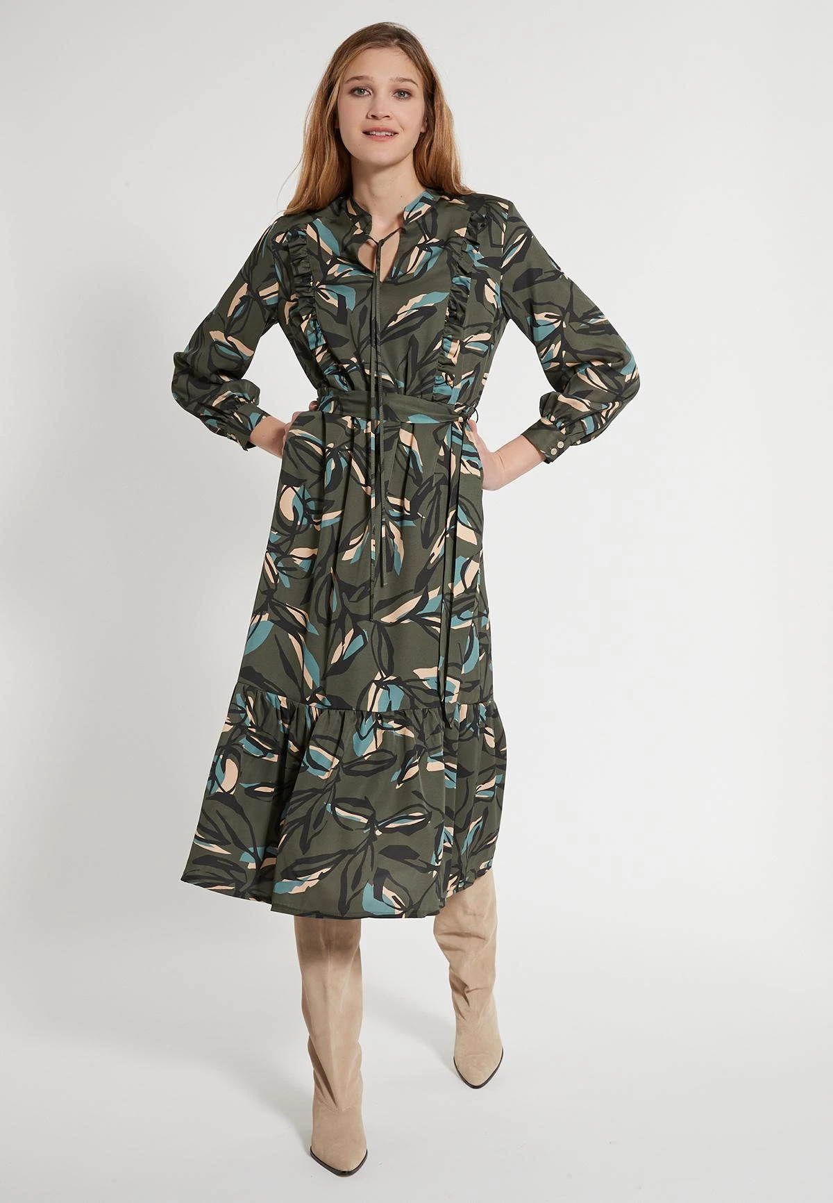 Ana Alcazar Romantische Jurk Efinea 2 Ana Alcazar Romantische Jurk Efinea - Afbeelding 2