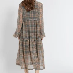 Ana Alcazar Midi Jurk Effme -Goedkope Mooie Kled Winkel ana alcazar 048603 31164