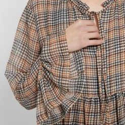 Ana Alcazar Midi Jurk Effme -Goedkope Mooie Kled Winkel ana alcazar 048603 31165