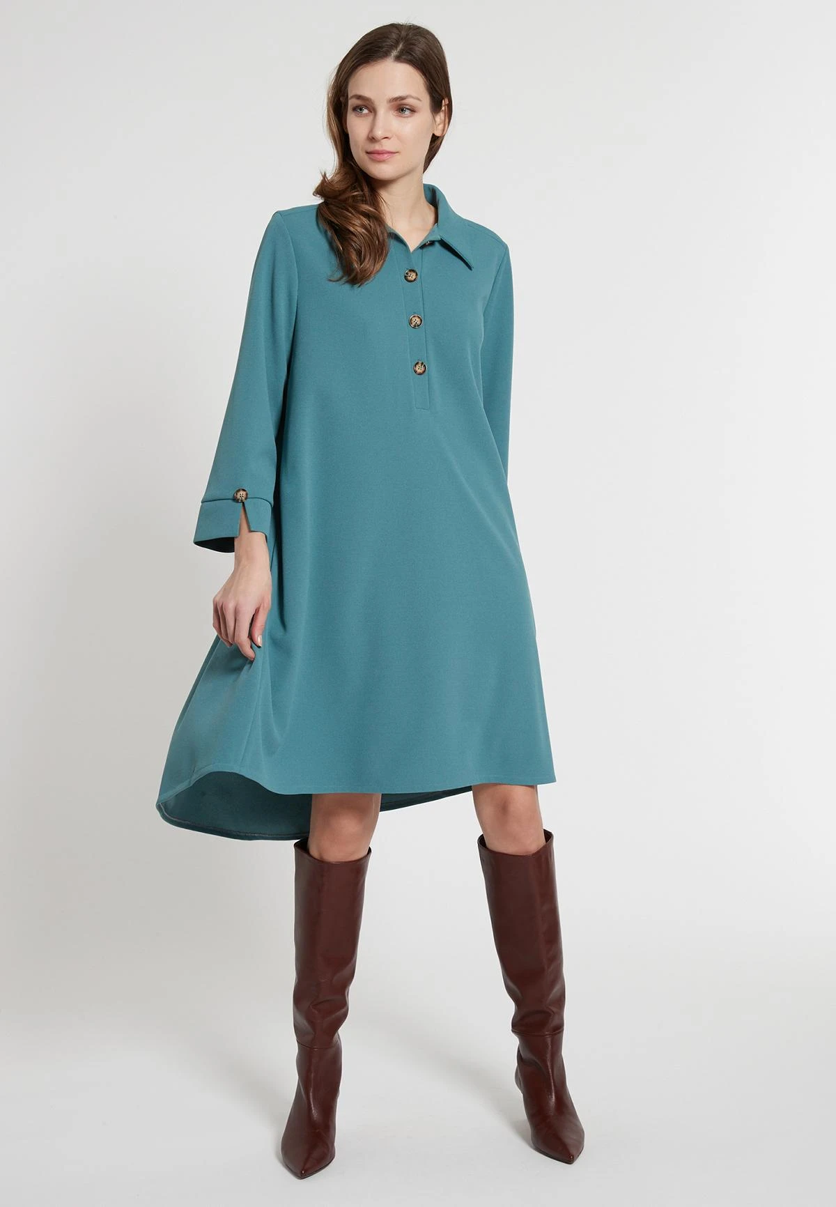 Ana Alcazar Swingende Jurk Elanea 1 Ana Alcazar Swingende Jurk Elanea