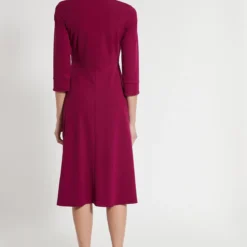 Ana Alcazar Midi Jurk Elisy -Goedkope Mooie Kled Winkel ana alcazar 048627 3120 5304