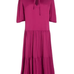 Ana Alcazar Satin Jurk Ekimy -Goedkope Mooie Kled Winkel ana alcazar 048648 3122 5301