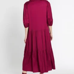 Ana Alcazar Satin Jurk Ekimy -Goedkope Mooie Kled Winkel ana alcazar 048648 3122 5304