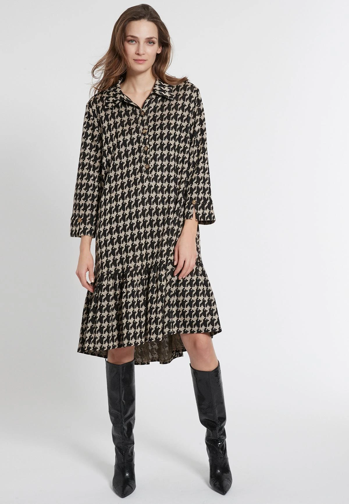 Ana Alcazar Volant Jurk Emesa 1 Ana Alcazar Volant Jurk Emesa