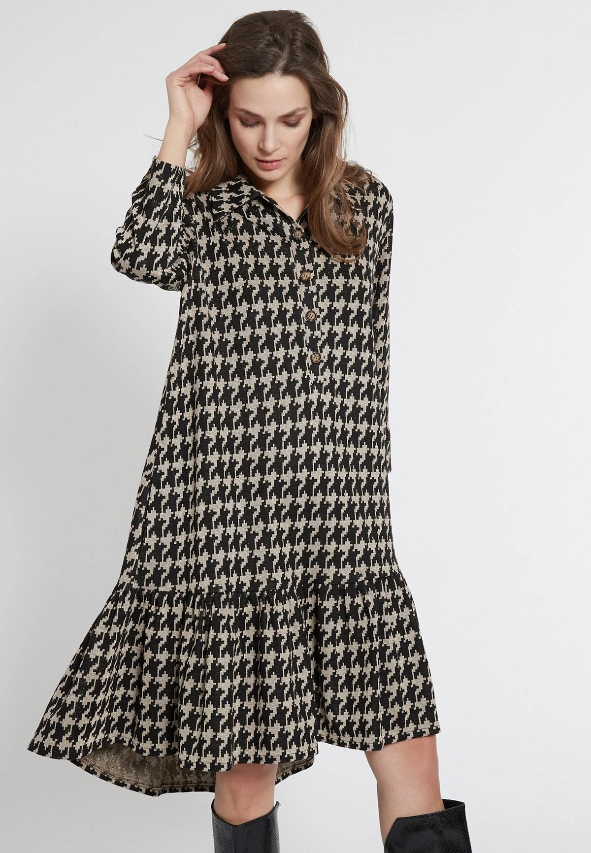 Ana Alcazar Volant Jurk Emesa 2 Ana Alcazar Volant Jurk Emesa - Afbeelding 2