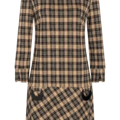 Ana Alcazar Geruite Jurk Emmy 11 Ana Alcazar Geruite Jurk Emmy -Goedkope Mooie Kled Winkel ana alcazar 048665 31261