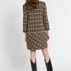 Ana Alcazar Geruite Jurk Emmy 8 Ana Alcazar Geruite Jurk Emmy -Goedkope Mooie Kled Winkel ana alcazar 048665 31264