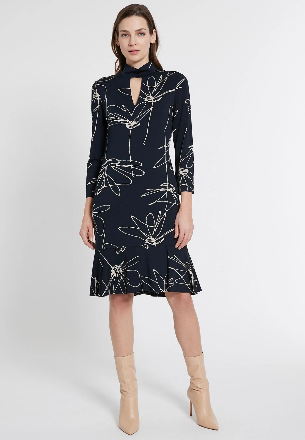 Ana Alcazar Volant Jurk Enjana 1 Ana Alcazar Volant Jurk Enjana