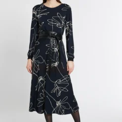 Ana Alcazar Midi Jurk Enjela