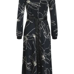 Ana Alcazar Midi Jurk Enjela -Goedkope Mooie Kled Winkel ana alcazar 048679 31296