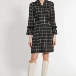 Ana Alcazar Geplooide Jurk Eosyna