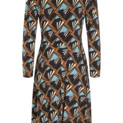 Ana Alcazar Getailleerde Jurk Esadia -Goedkope Mooie Kled Winkel ana alcazar 048725 31426