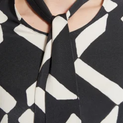 Ana Alcazar Bow Tie Jurk Etawa 9 Ana Alcazar Bow Tie Jurk Etawa -Goedkope Mooie Kled Winkel ana alcazar 048735 31455