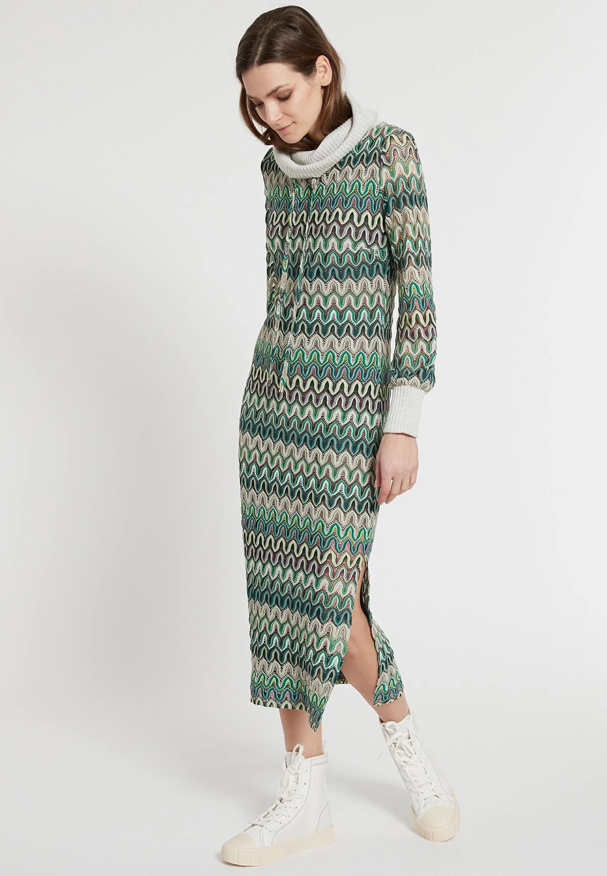 Ana Alcazar Gebreide Jurk Etali 2 Ana Alcazar Gebreide Jurk Etali - Afbeelding 2