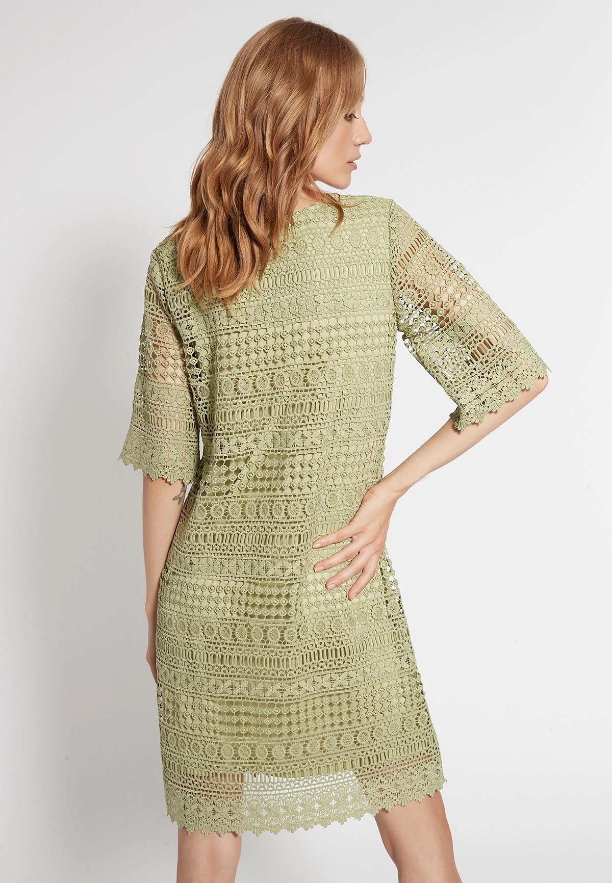 Ana Alcazar Kant Jurk Fabi 3 Ana Alcazar Kant Jurk Fabi - Afbeelding 3