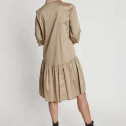 Ana Alcazar Korte Mouwen Jurk Fafyne -Goedkope Mooie Kled Winkel ana alcazar 048892 3176 8005