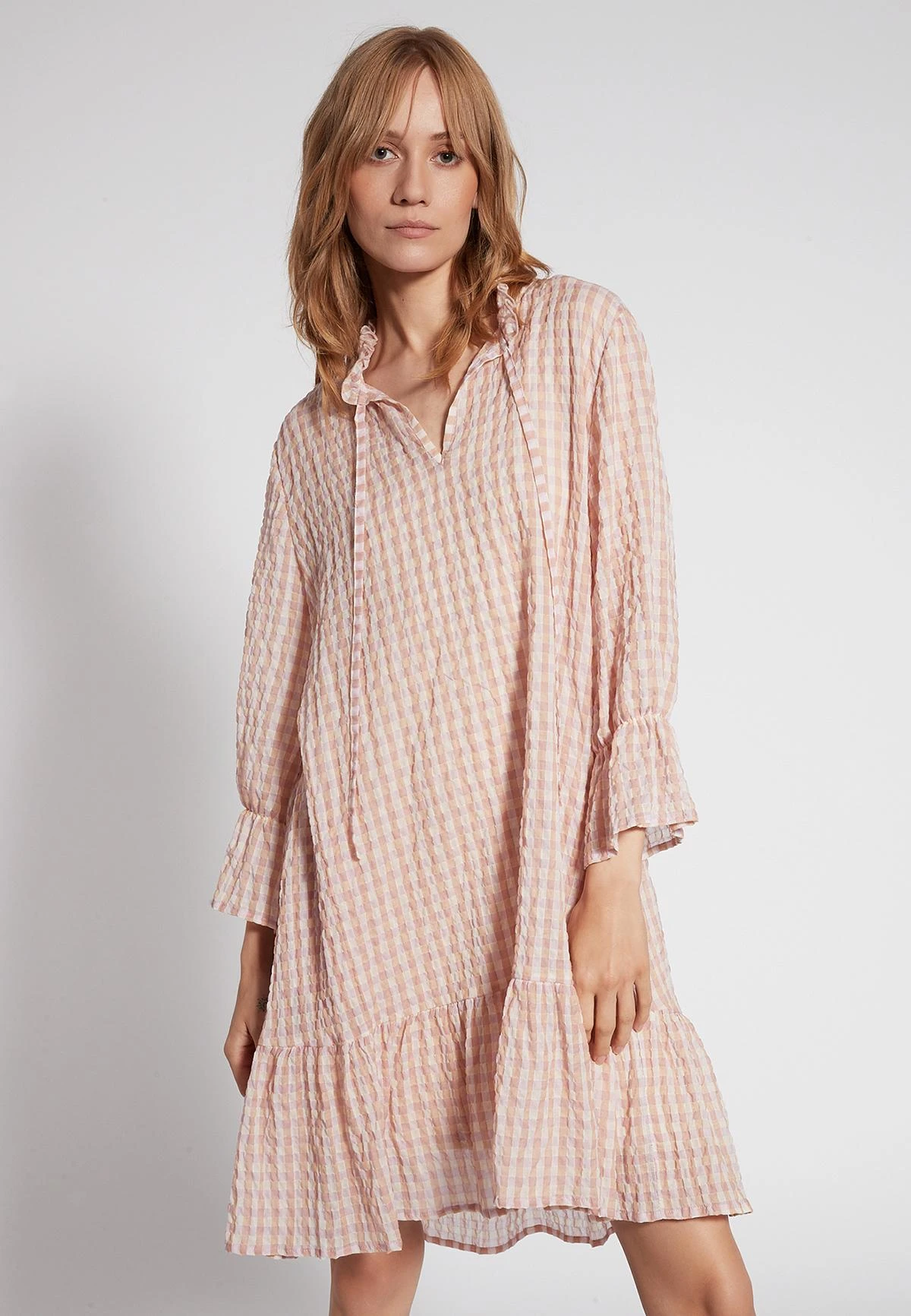 Ana Alcazar Ruches Jurk Fafone 2 Ana Alcazar Ruches Jurk Fafone - Afbeelding 2