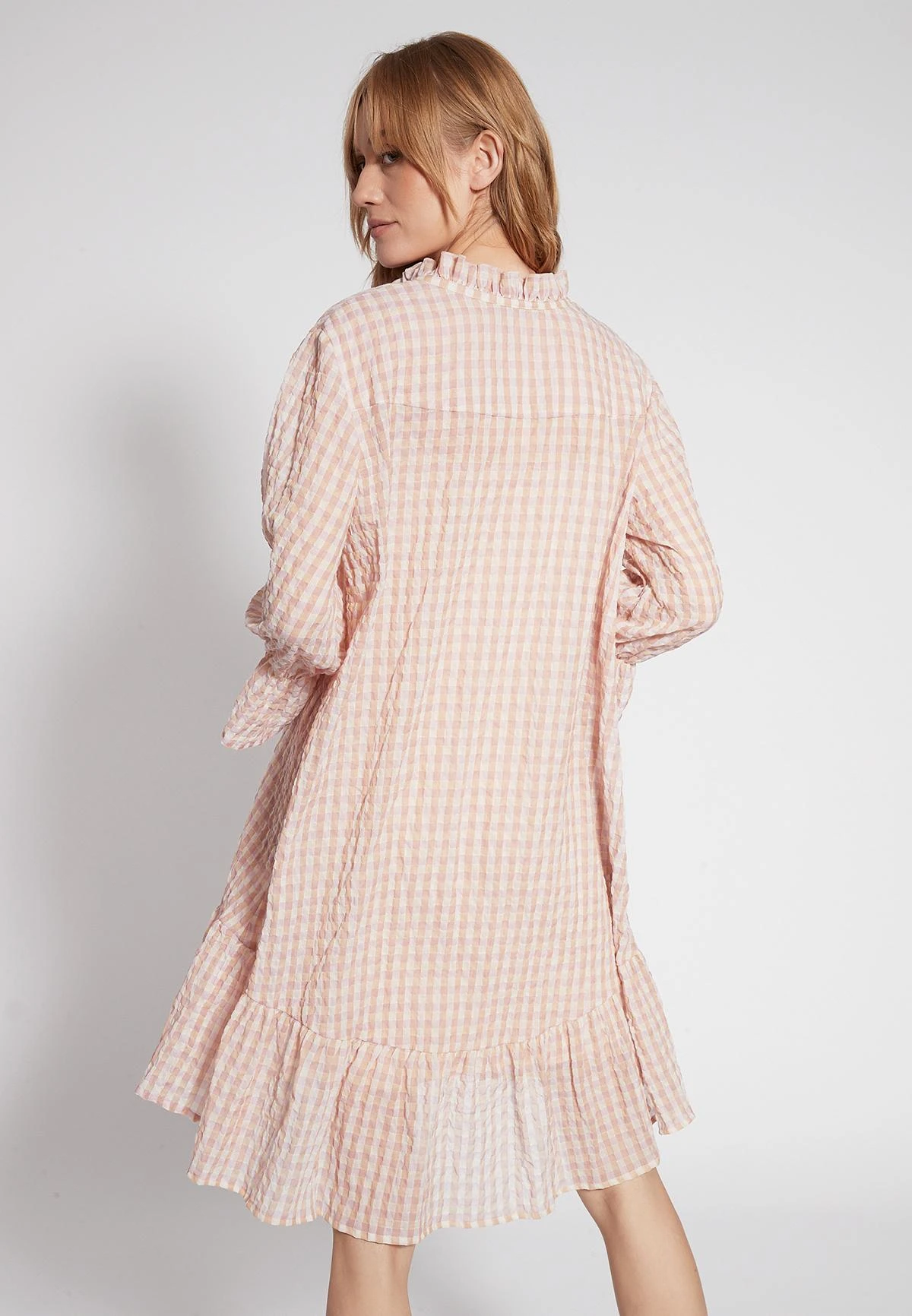 Ana Alcazar Ruches Jurk Fafone 4 Ana Alcazar Ruches Jurk Fafone - Afbeelding 4