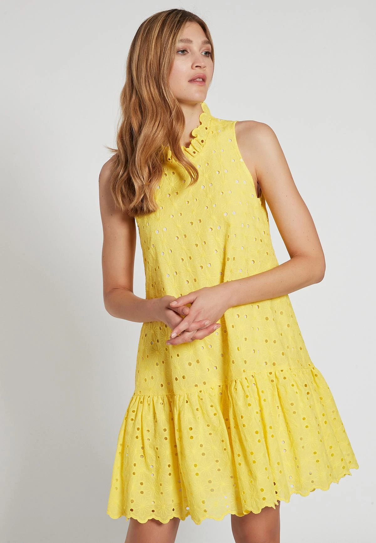 Ana Alcazar Volant Jurk Fahrea 2 Ana Alcazar Volant Jurk Fahrea - Afbeelding 2