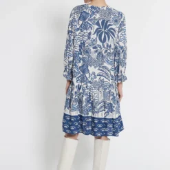 Ana Alcazar Print Jurk Famna -Goedkope Mooie Kled Winkel ana alcazar 048922 3183 9105