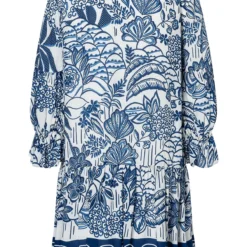 Ana Alcazar Print Jurk Famna -Goedkope Mooie Kled Winkel ana alcazar 048922 3183 9107