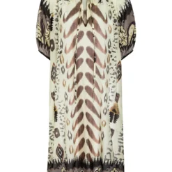 Ana Alcazar Midi Jurk Fara -Goedkope Mooie Kled Winkel ana alcazar 048933 3186 9101