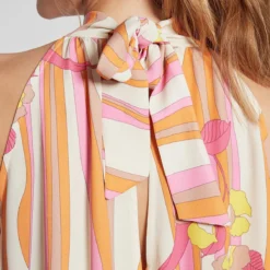 Ana Alcazar Neckholder Jurk Fawane -Goedkope Mooie Kled Winkel ana alcazar 048945 3189 9106