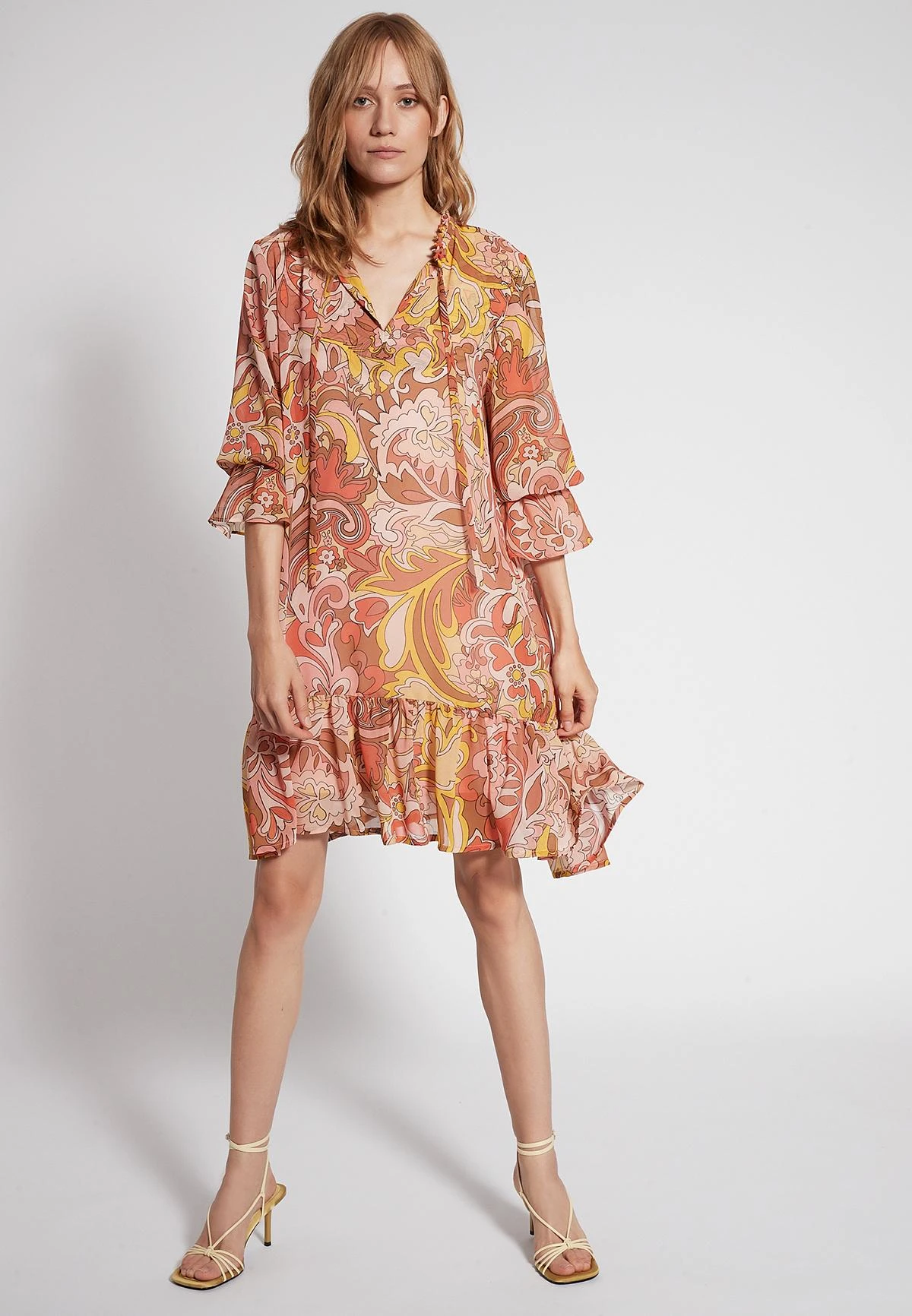 Ana Alcazar Volant Jurk Felola 1 Ana Alcazar Volant Jurk Felola