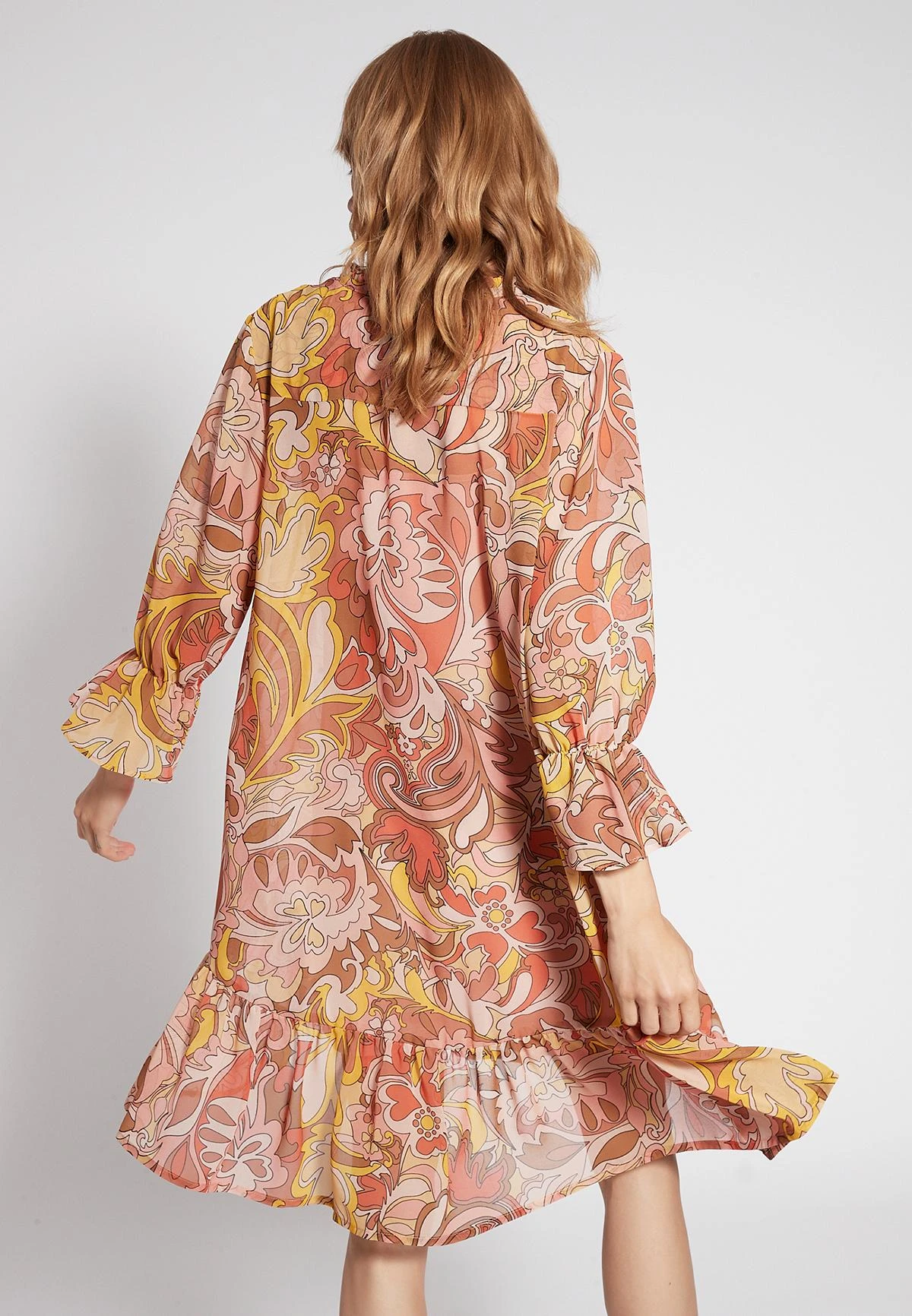 Ana Alcazar Volant Jurk Felola 3 Ana Alcazar Volant Jurk Felola - Afbeelding 3