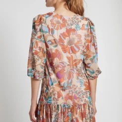 Ana Alcazar Korte Mouwen Jurk Femka -Goedkope Mooie Kled Winkel ana alcazar 048985 3200 9104