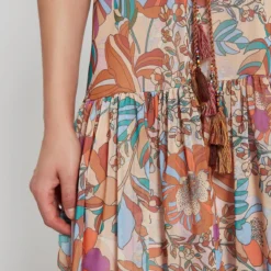 Ana Alcazar Korte Mouwen Jurk Femka -Goedkope Mooie Kled Winkel ana alcazar 048985 3200 9105