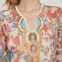 Ana Alcazar Kaftan Jurk Femany -Goedkope Mooie Kled Winkel ana alcazar 048987 3200 9105