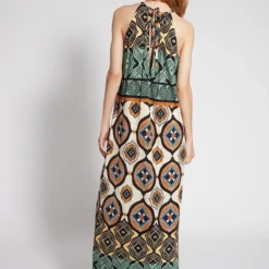 Ana Alcazar Maxi Jurk Fesme 9 Ana Alcazar Maxi Jurk Fesme -Goedkope Mooie Kled Winkel ana alcazar 049014 3206 9104