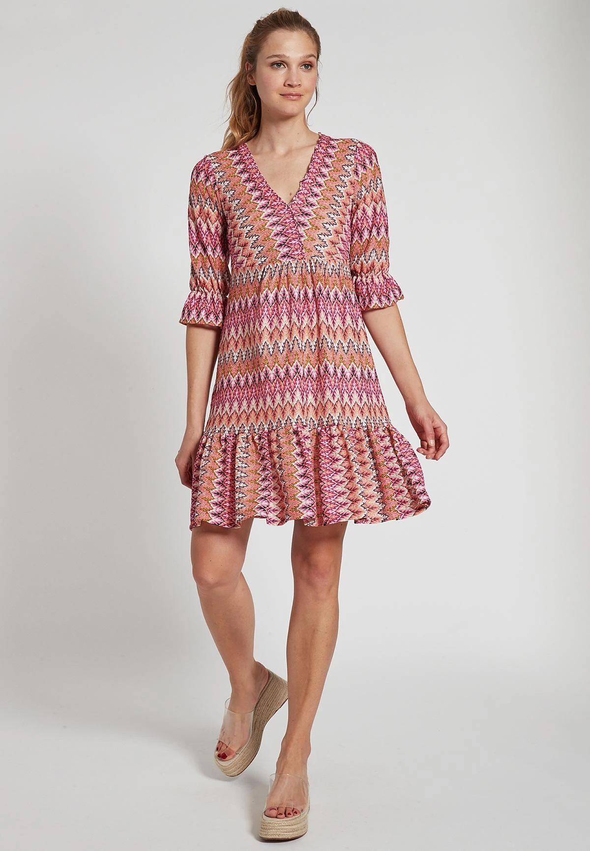 Ana Alcazar Volant Jurk Folea 1 Ana Alcazar Volant Jurk Folea