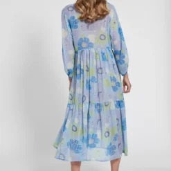 Ana Alcazar Chiffon Jurk Galoris -Goedkope Mooie Kled Winkel ana alcazar 049142 3234 9105