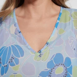 Ana Alcazar Chiffon Jurk Galoris -Goedkope Mooie Kled Winkel ana alcazar 049142 3234 9107