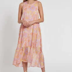 Ana Alcazar Chiffon Jurk Gormea