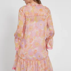 Ana Alcazar Ruches Jurk Gorgy -Goedkope Mooie Kled Winkel ana alcazar 049146 3235 9105