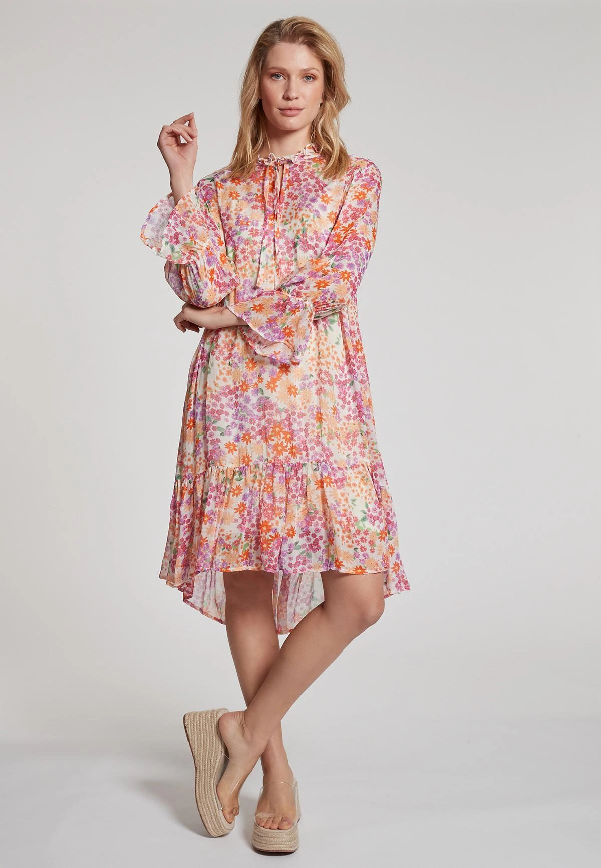 Ana Alcazar Chiffon Jurk Gifora 2 Ana Alcazar Chiffon Jurk Gifora - Afbeelding 2