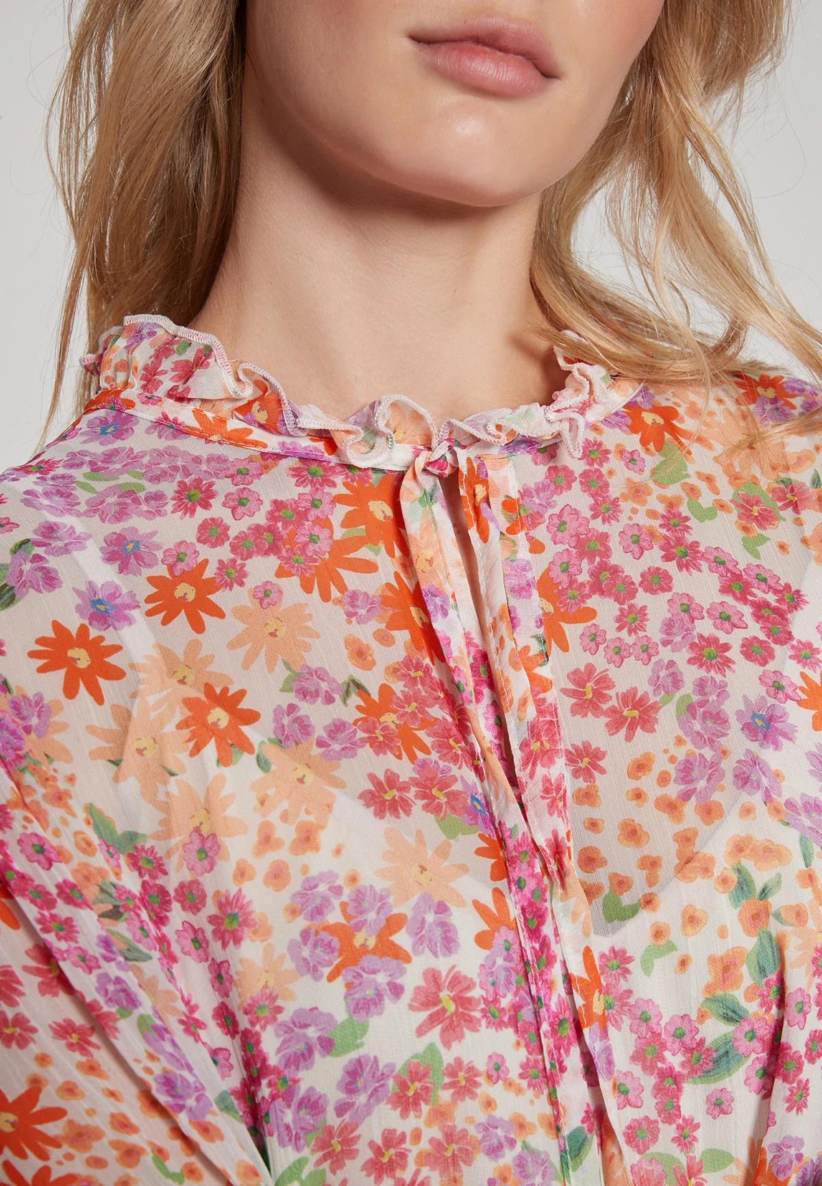 Ana Alcazar Chiffon Jurk Gifora 4 Ana Alcazar Chiffon Jurk Gifora - Afbeelding 4