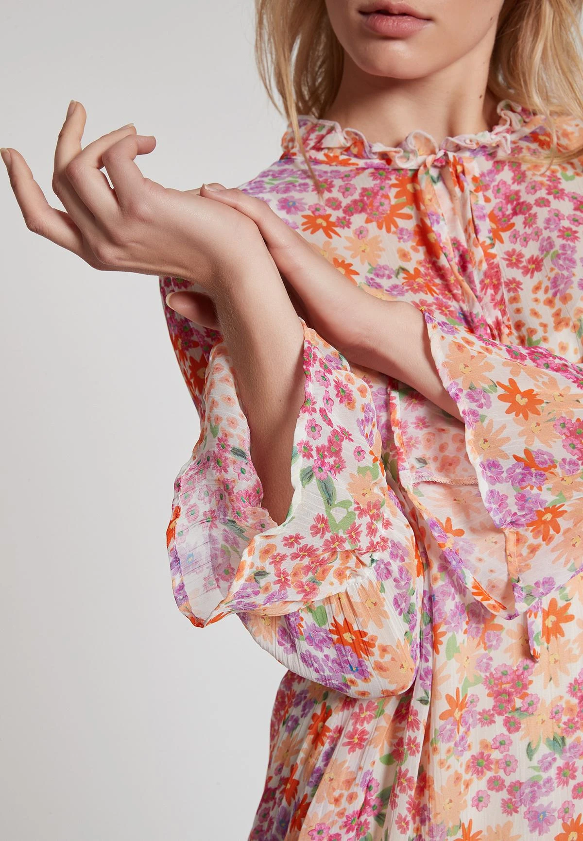 Ana Alcazar Chiffon Jurk Gifora 5 Ana Alcazar Chiffon Jurk Gifora - Afbeelding 5