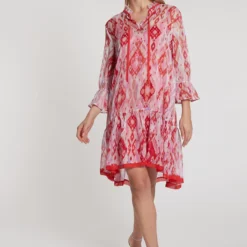 Ana Alcazar Ruches Jurk Giffey 13 Ana Alcazar Ruches Jurk Giffey -Goedkope Mooie Kled Winkel ana alcazar 049154 3237 9102